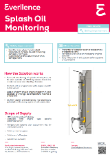 cover factsheet Splash Oil Monitoring