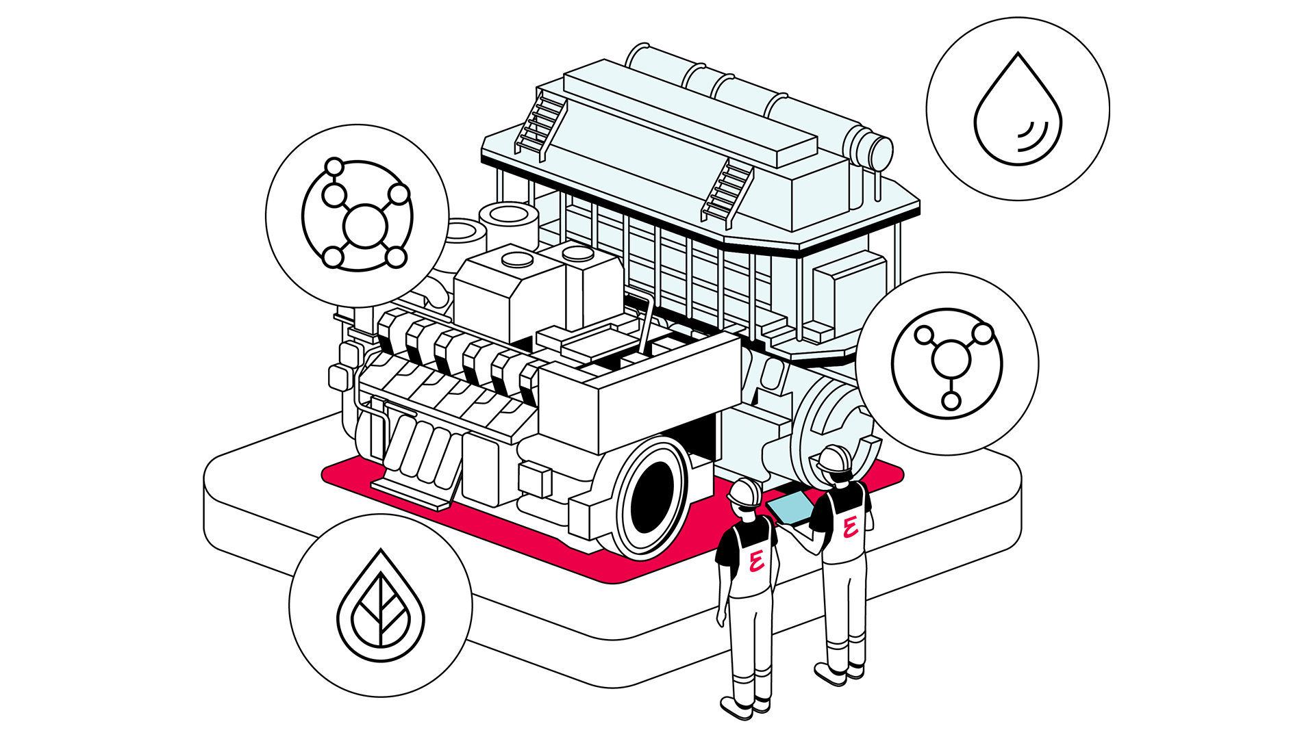 illustration future fuel key technology