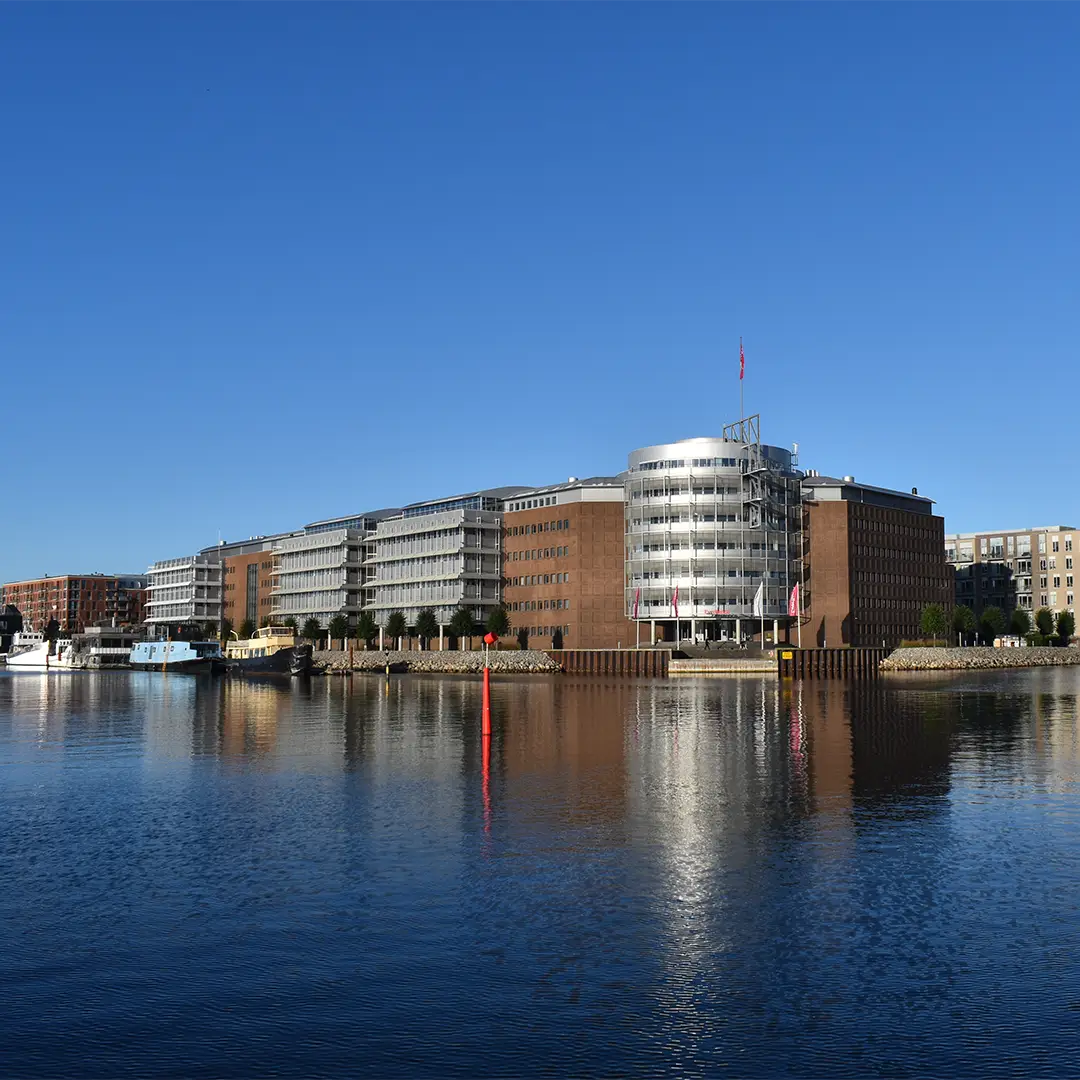 Everllence office in Copenhagen arial shot