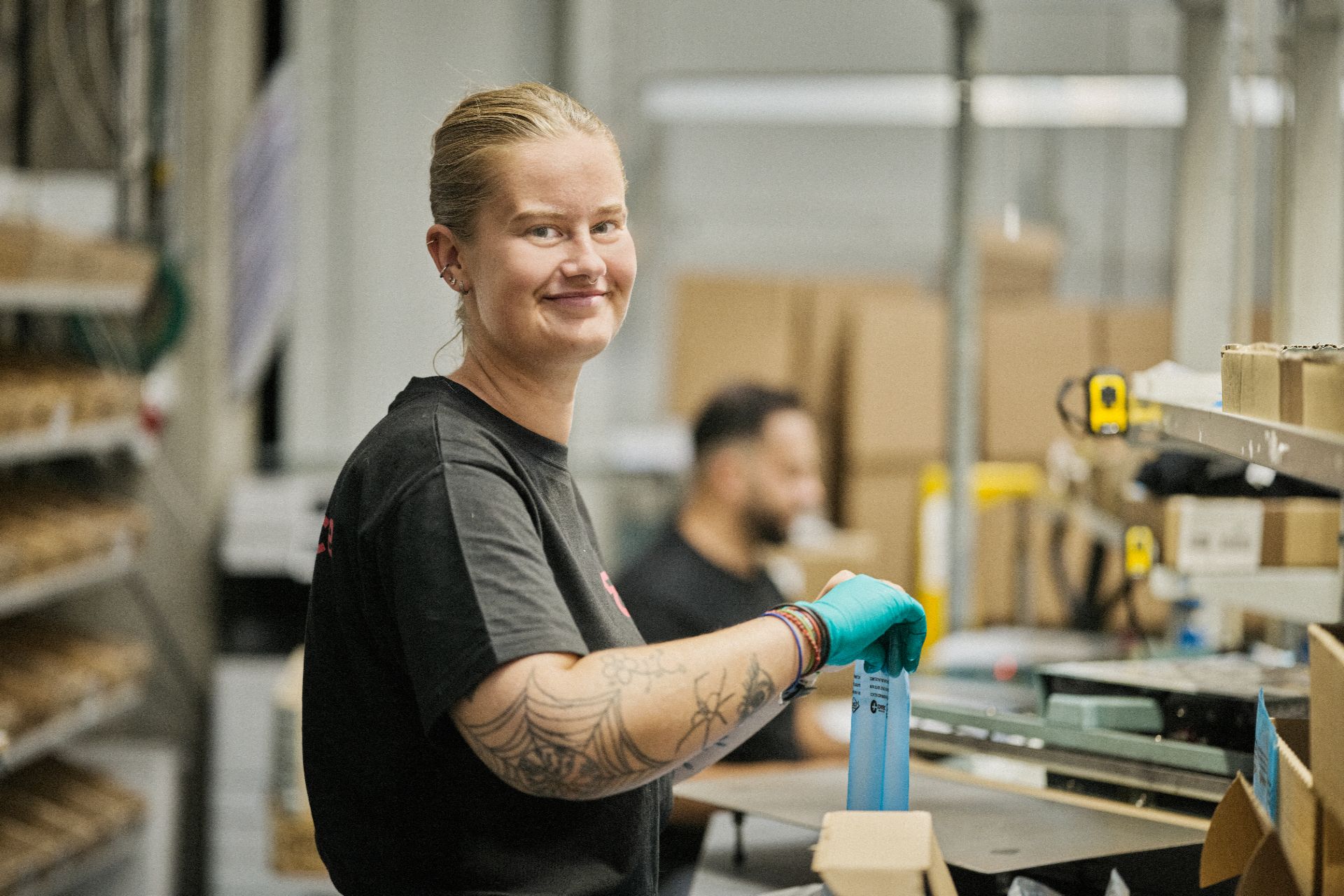 Apprentice in Denmark working area