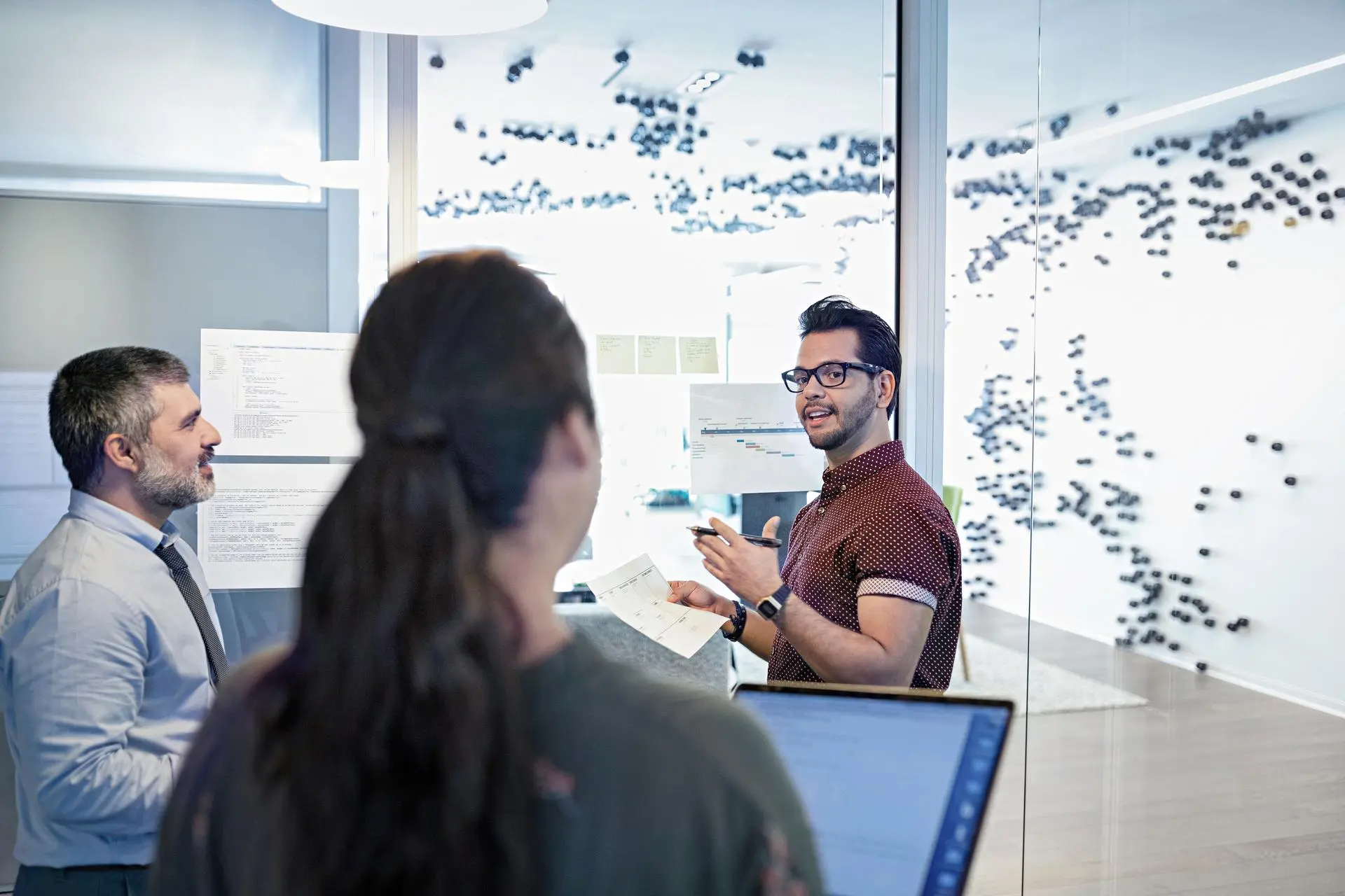 Group of people working in the office