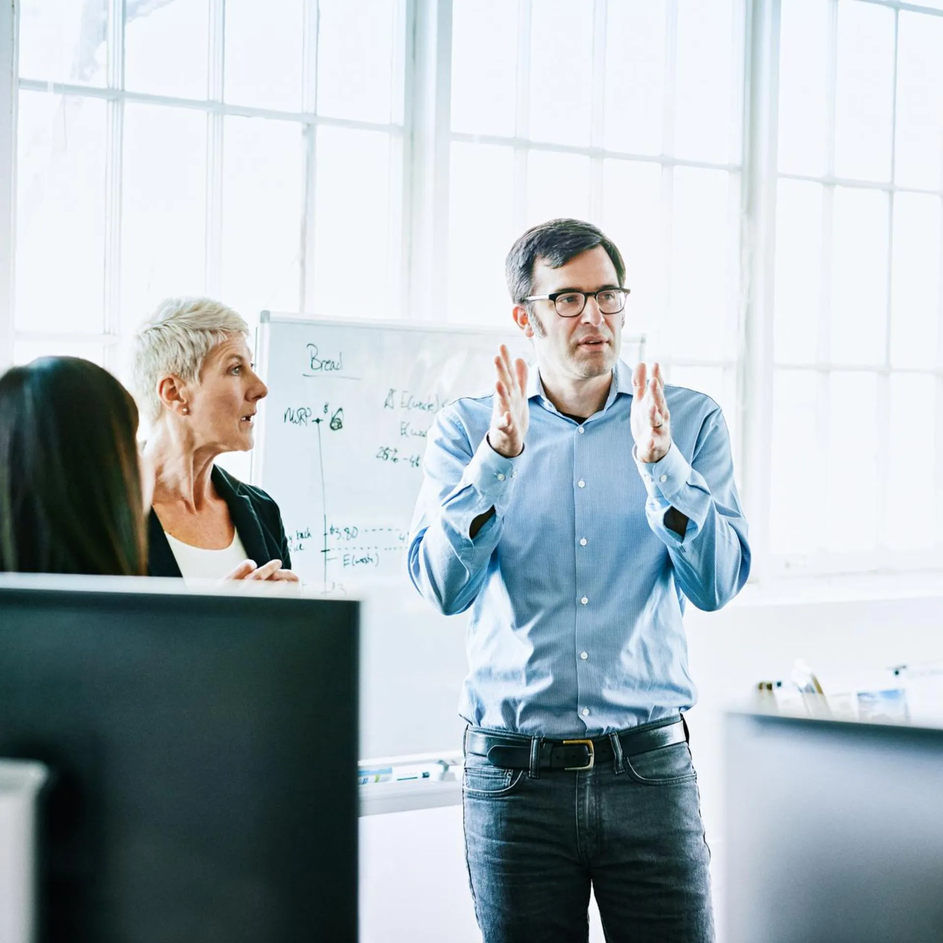 Group of people working in the office