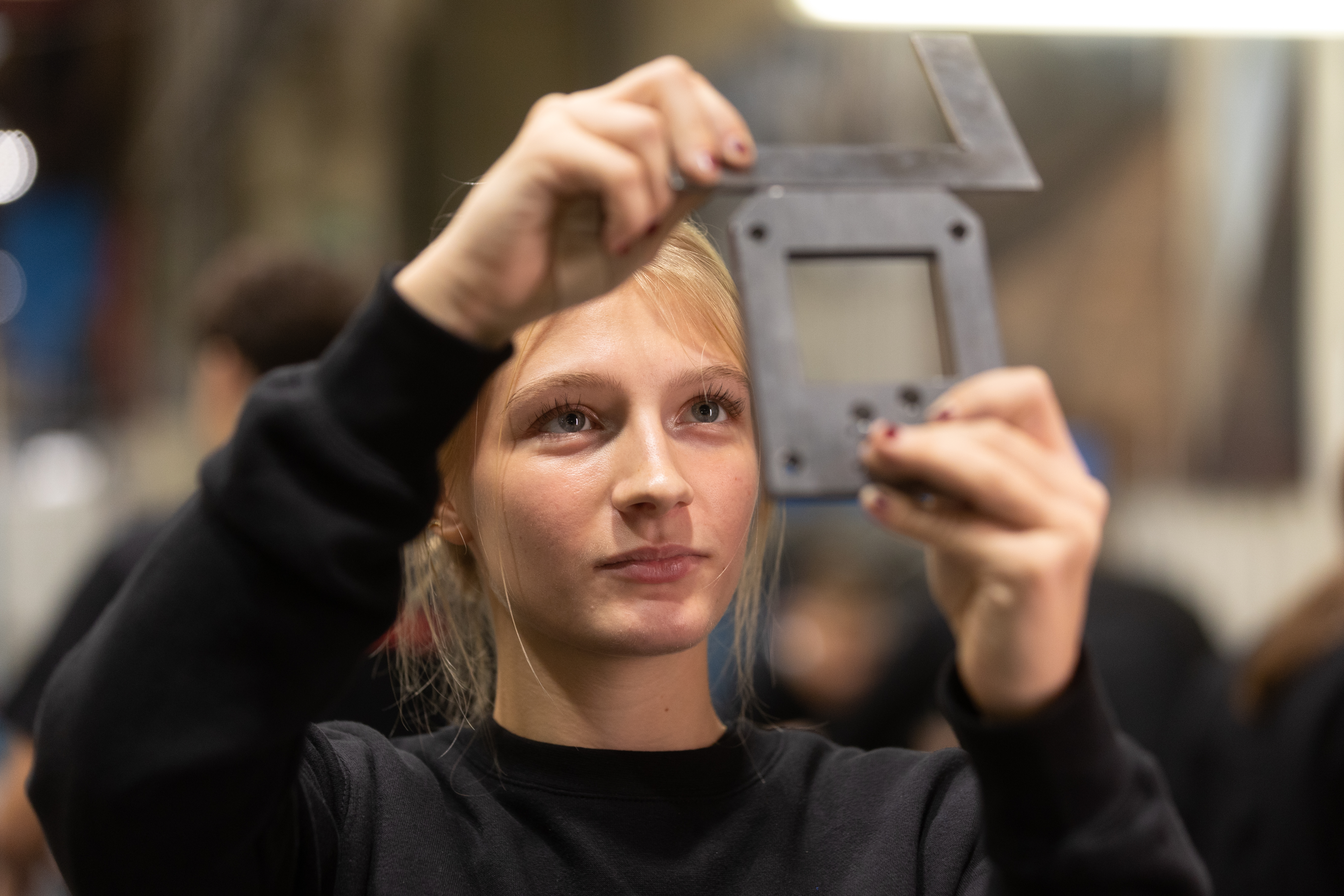 Man smiling in the office