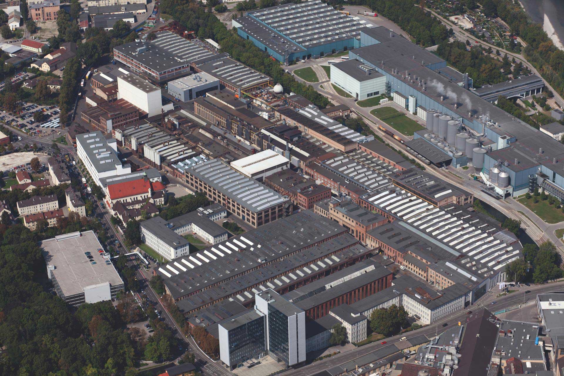 Aerial view of the MDT location Augsburg