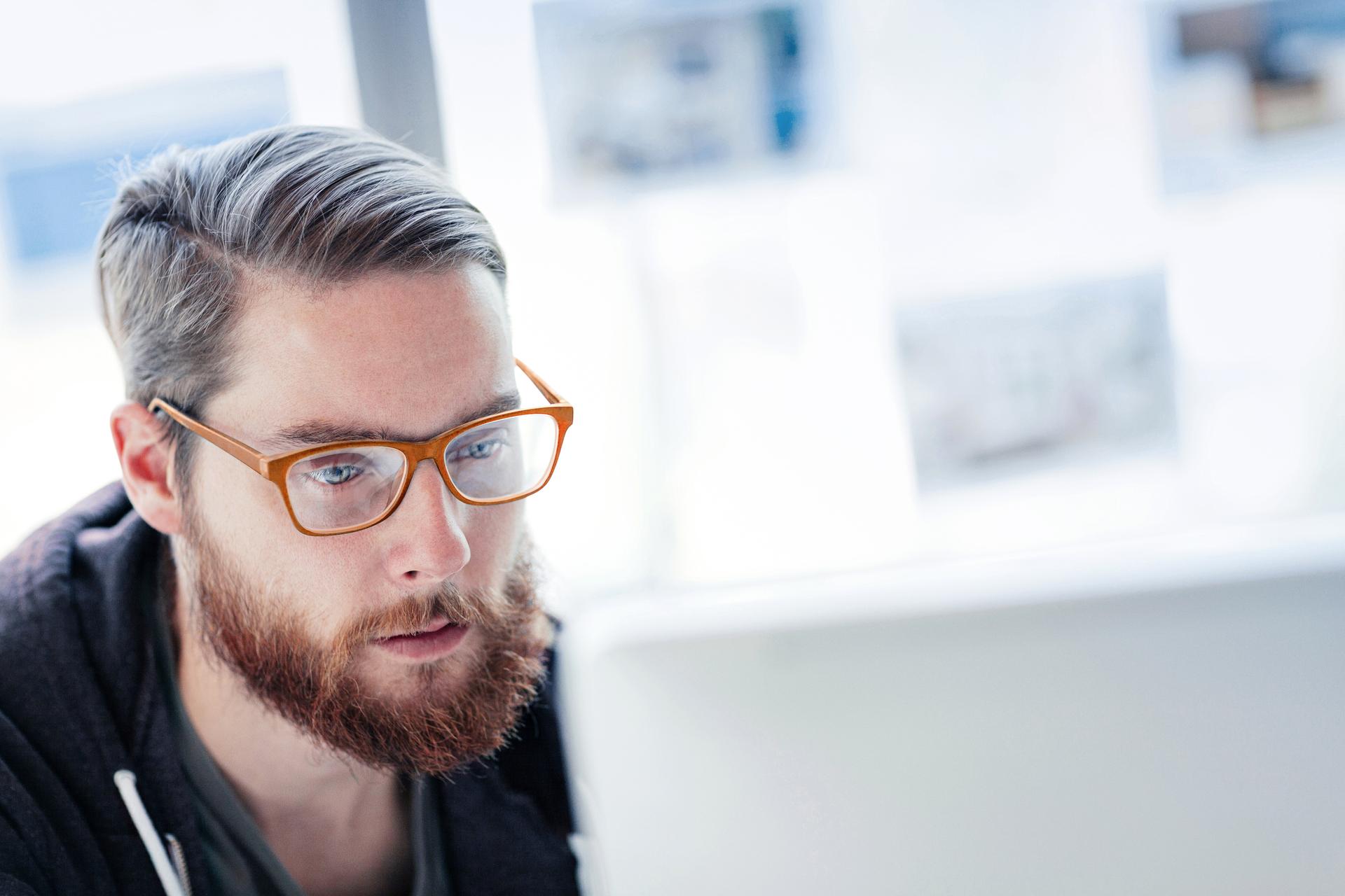 Man working in the office