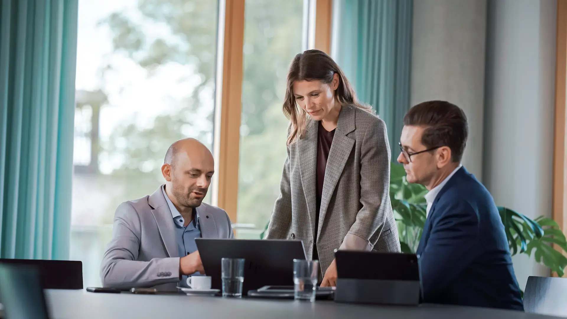 Group of people working in the office