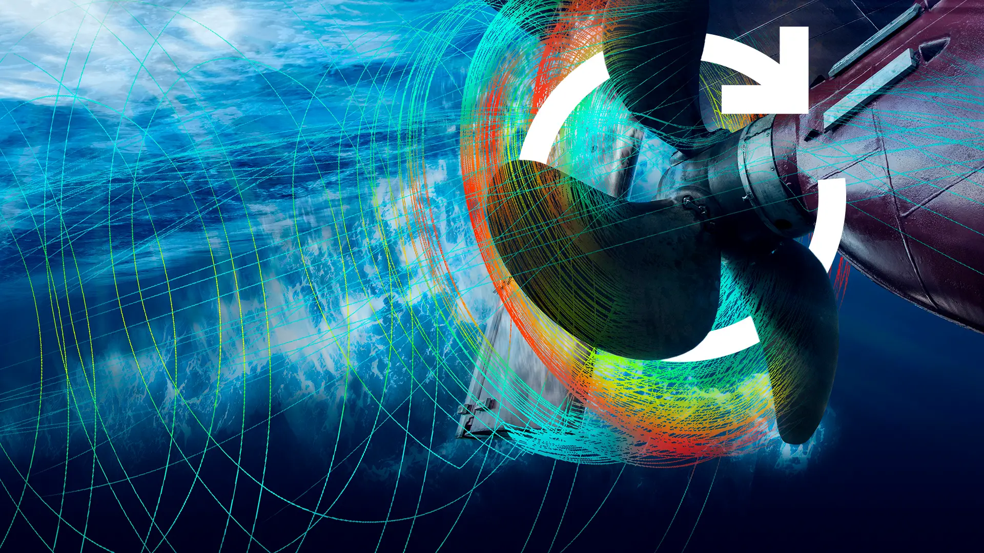 graphic showing a rotating propeller