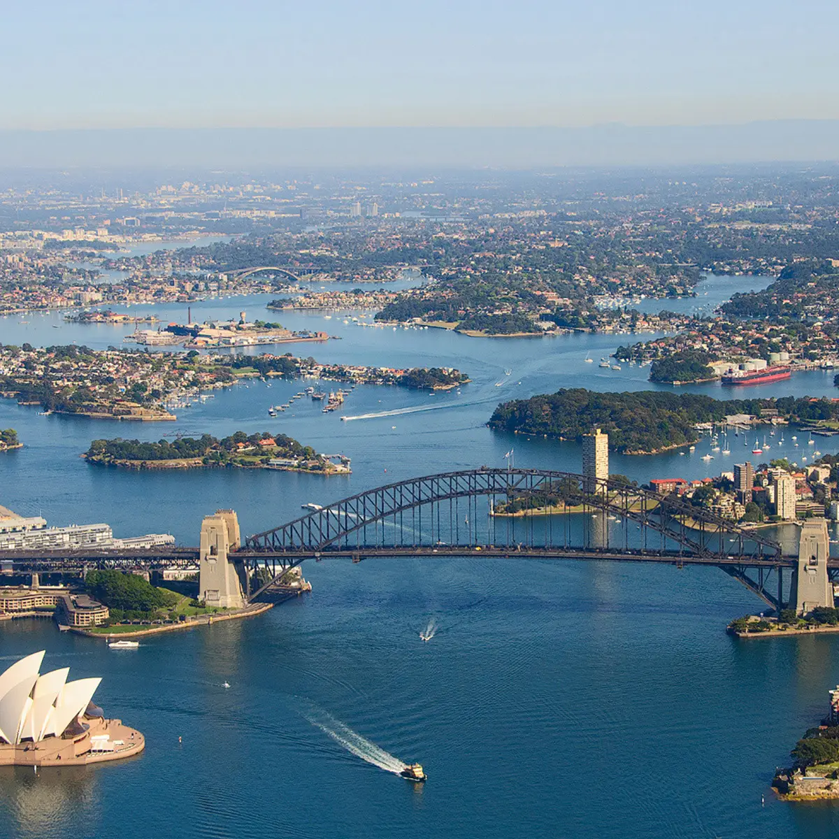 arial view on Sydney