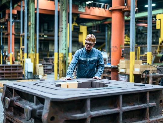 worker in the core shop