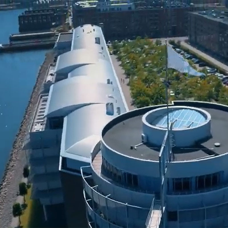 Everllence office in Copenhagen arial shot