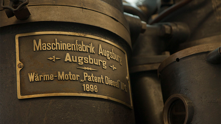 Historische Patent Plakette