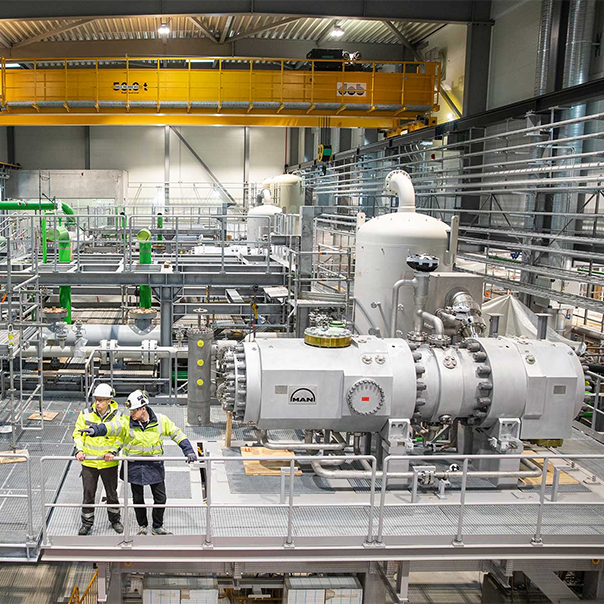 Industrial heat pump in Esbbjerg