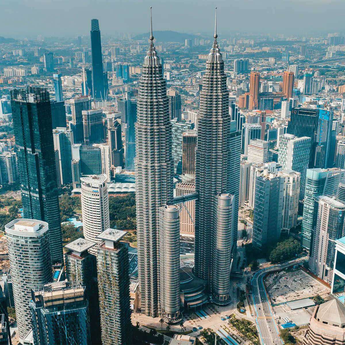 Malysia city skyline