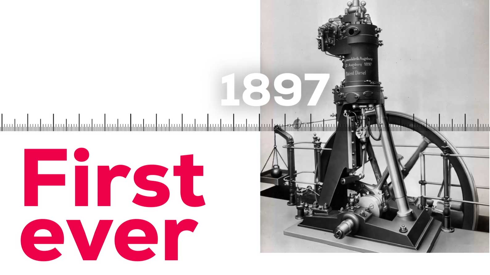 first ever operating diesel engine