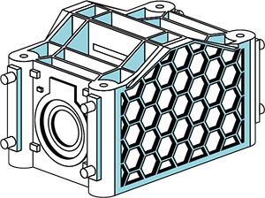 illustration of a large cast component