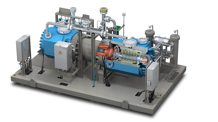 Rendering of HOFIM compressor
