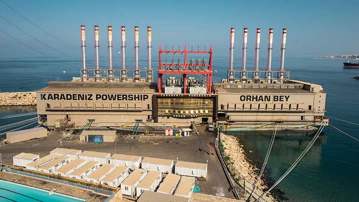 karadeniz flowting power plant
