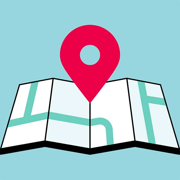 illustration of a map