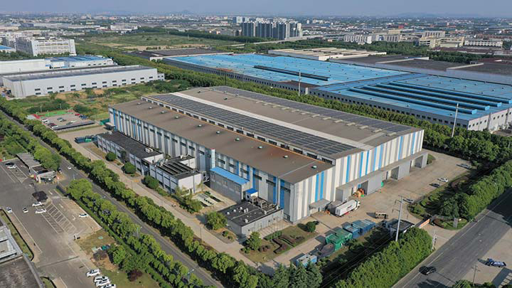 arial view of Changzhou production plant