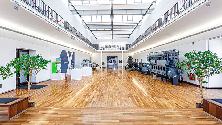 Interior view of the museum