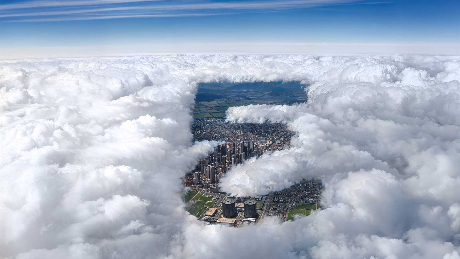 Darstellung des Everllence-Logos in Wolken