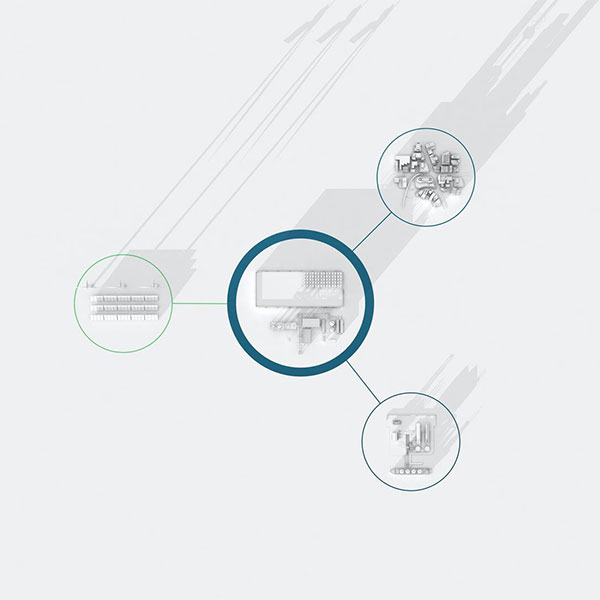 Rendering of power to gas plant top view