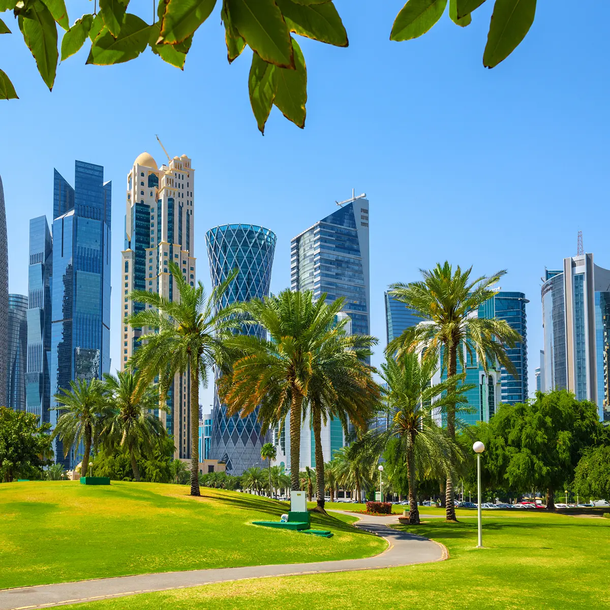 view on Qatar city