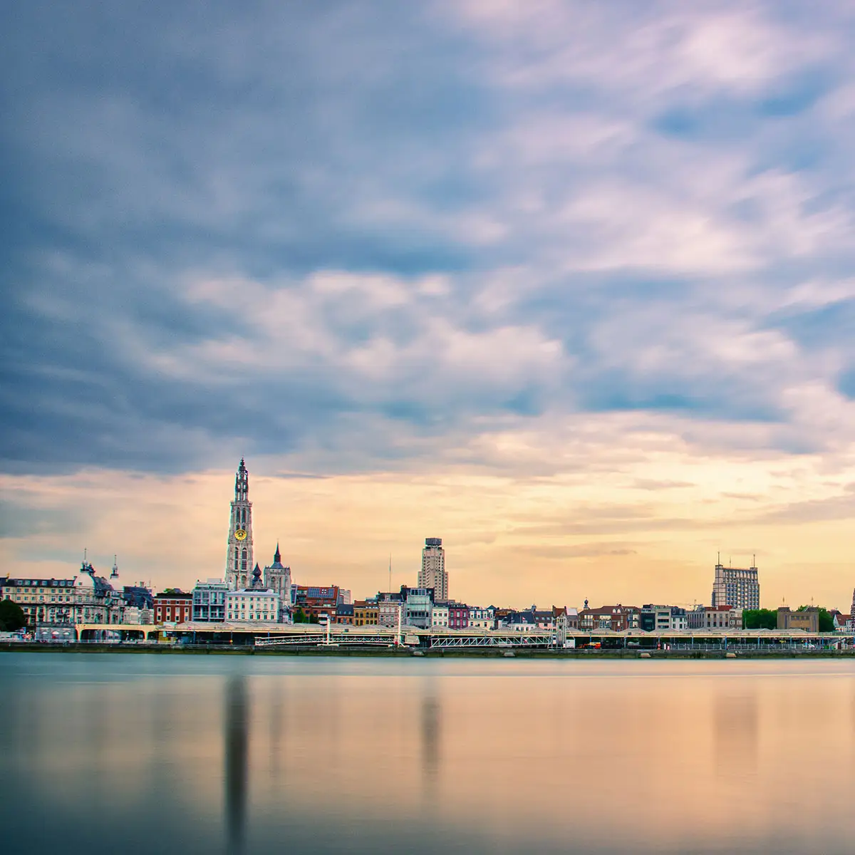 Rotterdam, view from the waterfront