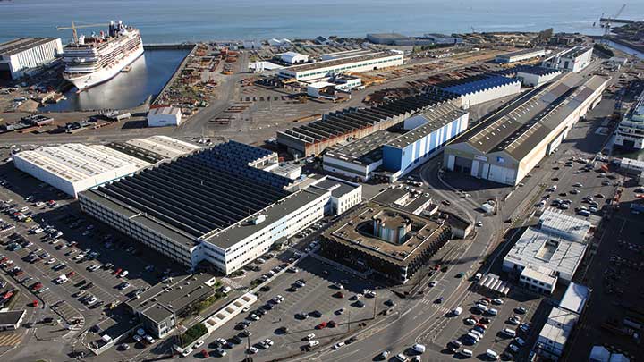 arial view of Everllence production plant in Saint Nazaire