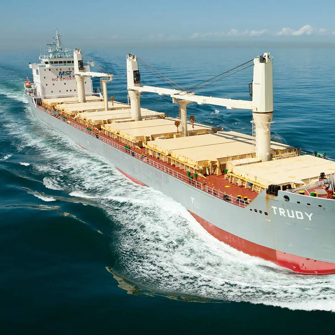 tanker ship on ocean