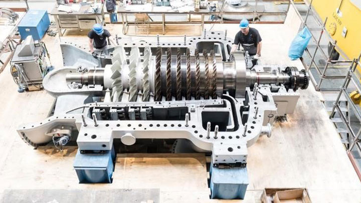 Compressor view from above