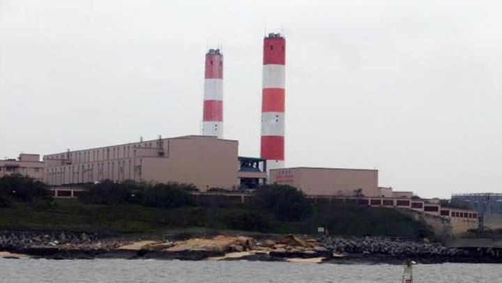 power plant on taiwenese island