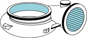 illutration of a turbomachinery cast component