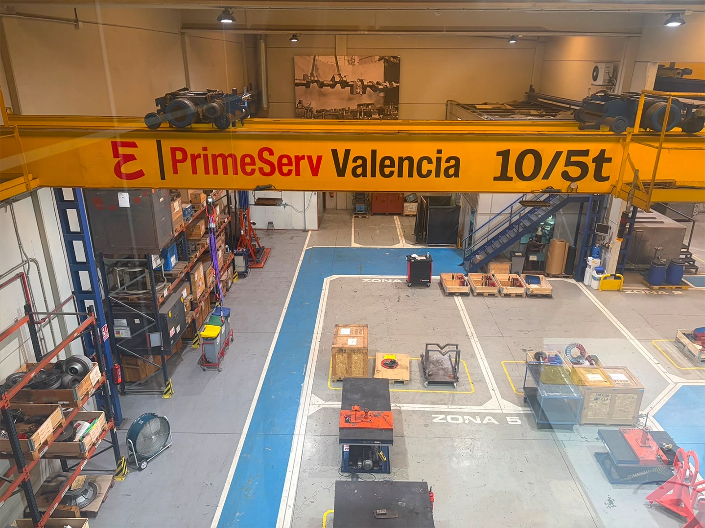 view of Everllence workshop in Valencia