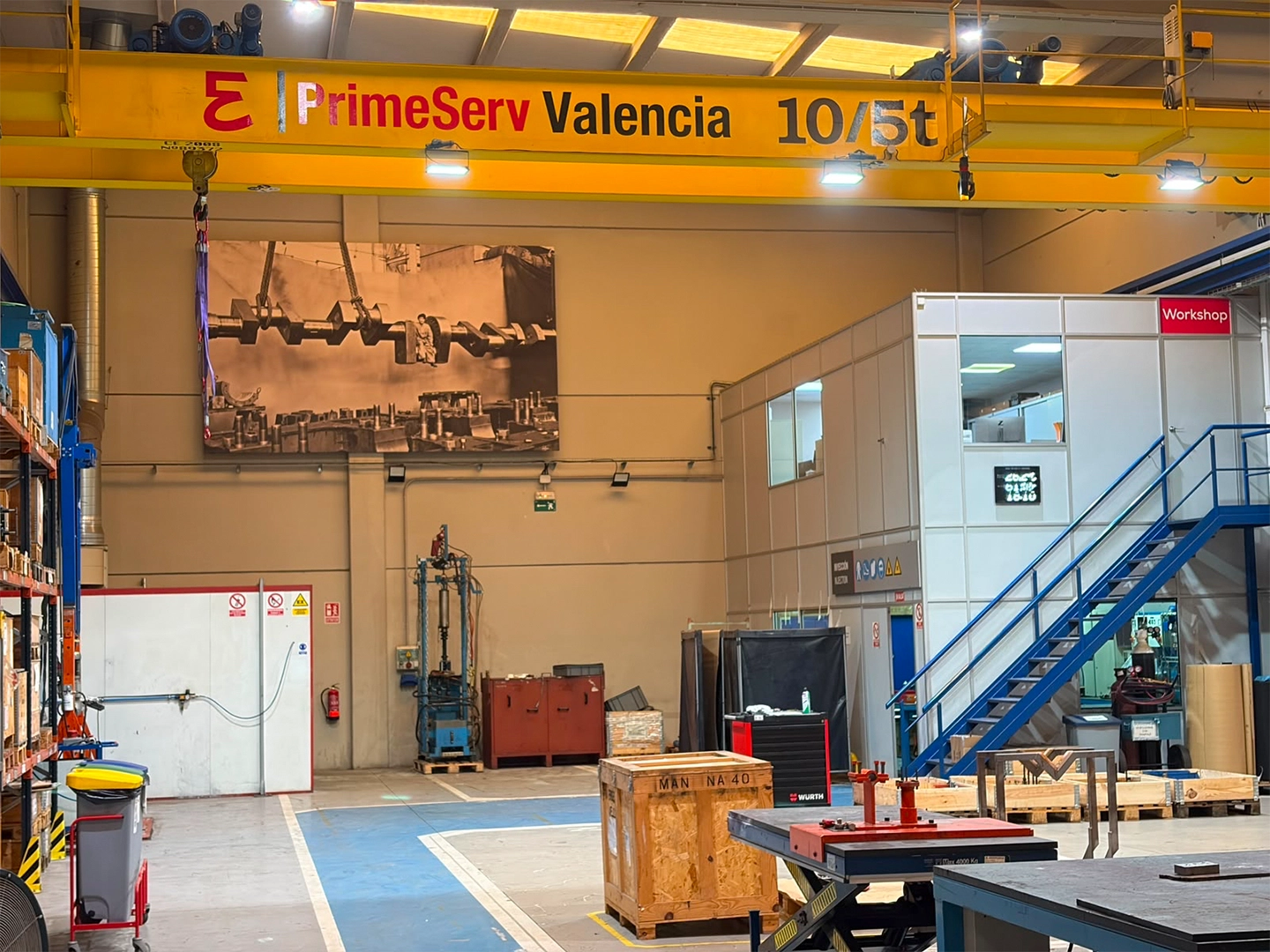 view into Everllecne workshop in Valencia
