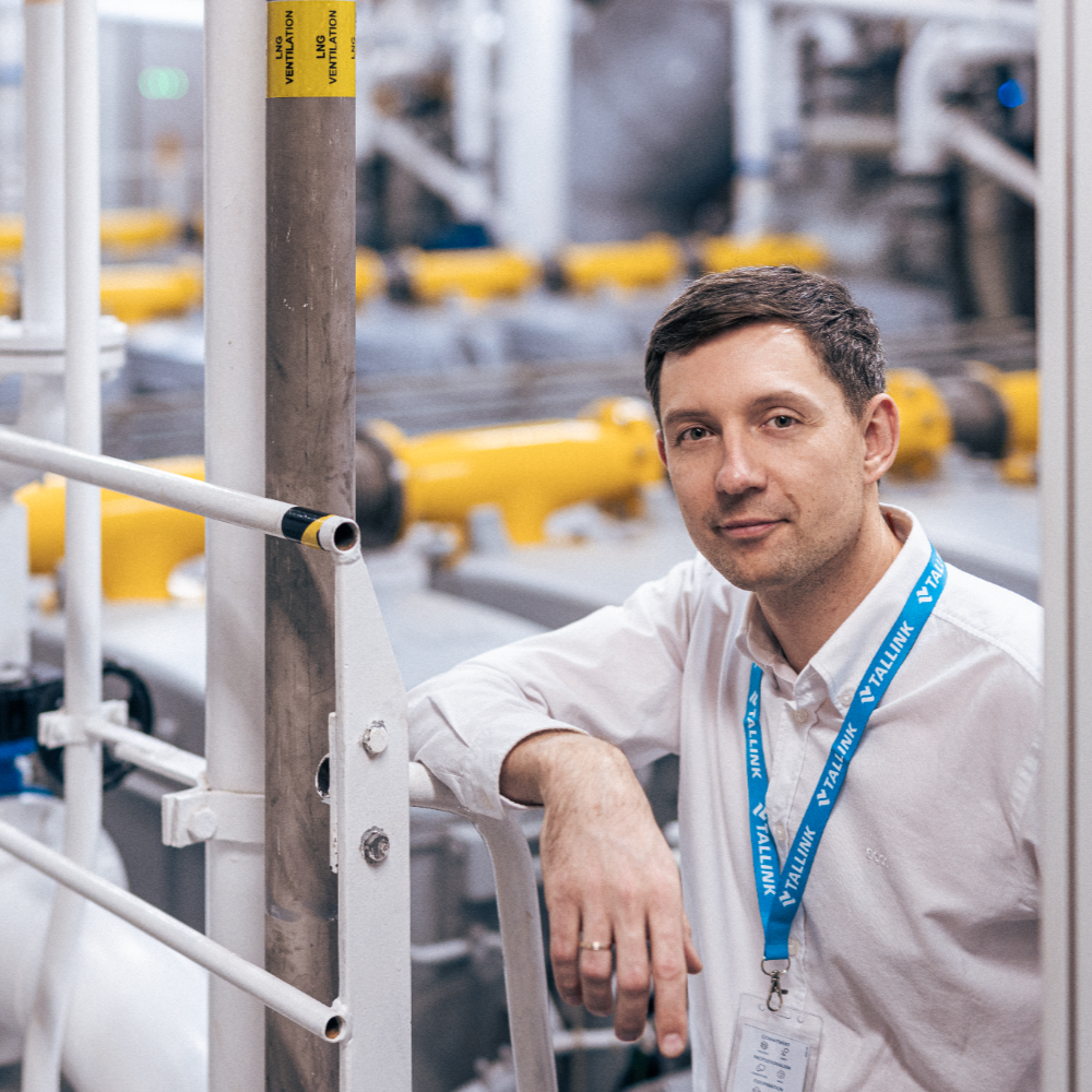 Portrait of Jegor Kulešov, Technical Superintendent of MyStar at Tallink