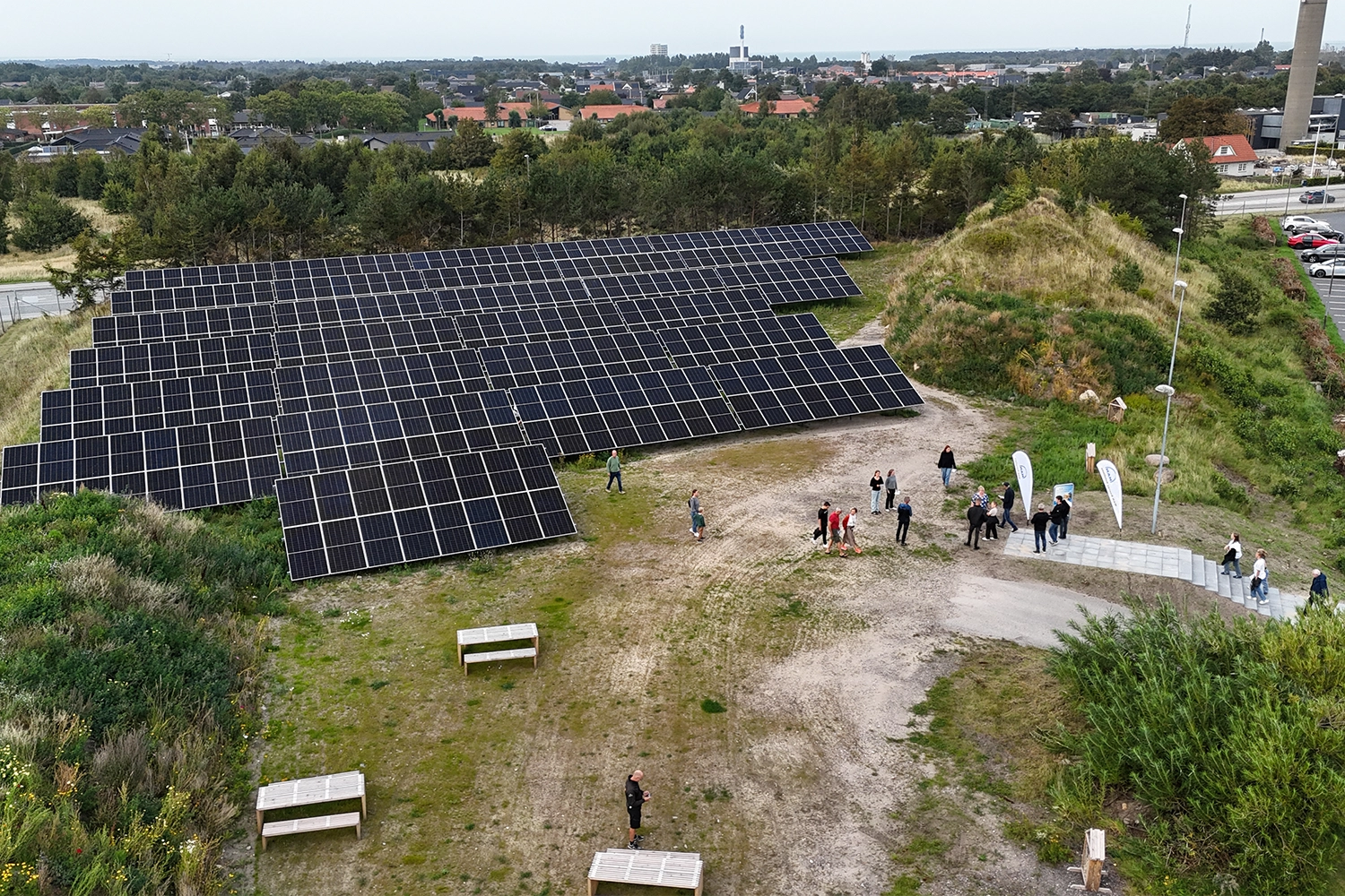 Solar park in Fredrikshavn