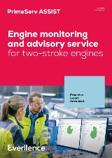 brochure cover showing two service engineers in front of two screens