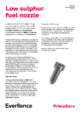 Cover image brochure low sulphur nozzle