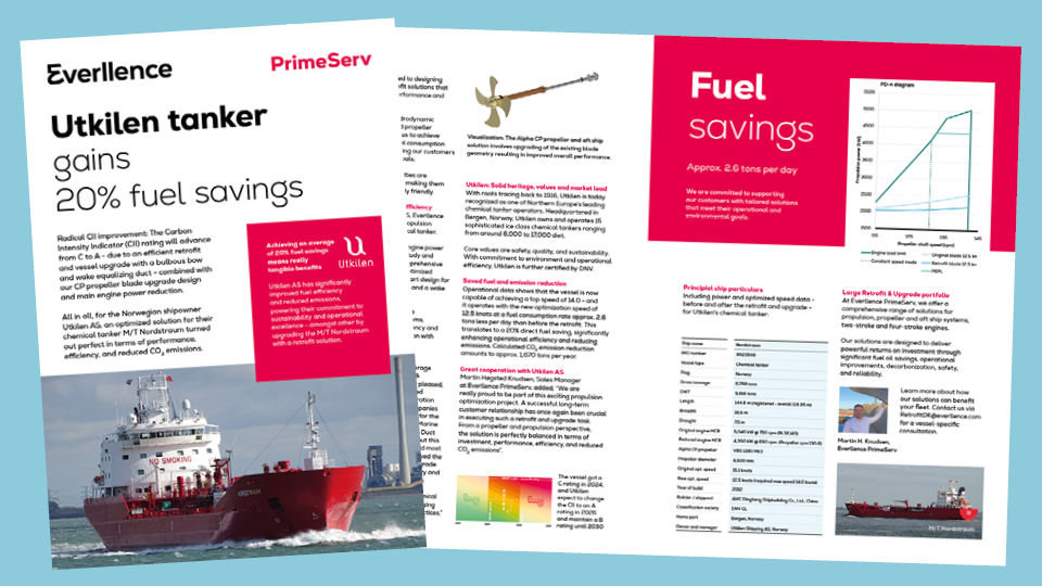 thumbnail Utklien tanker fuel saving leaflet