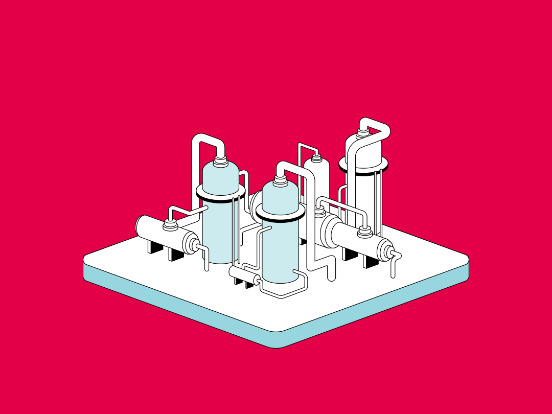 Illustration of Fischer-Tropsch reactor