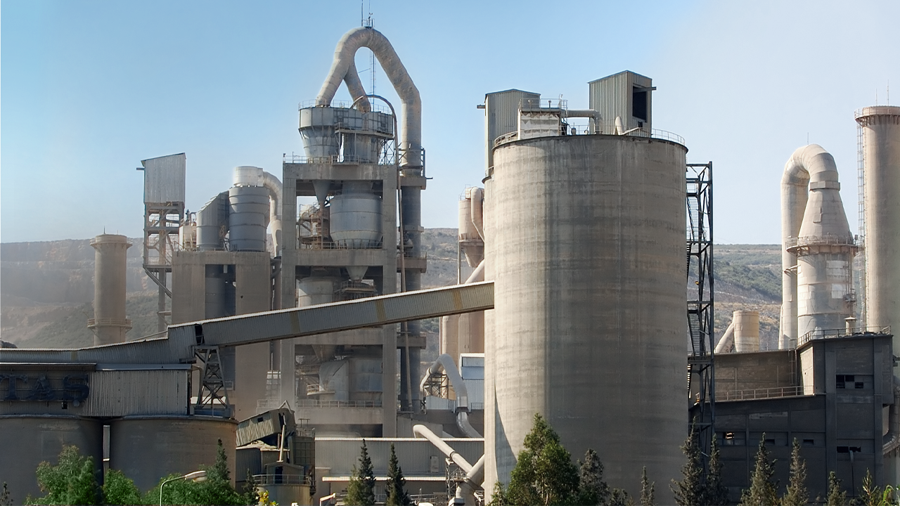 Visual of an cement plant