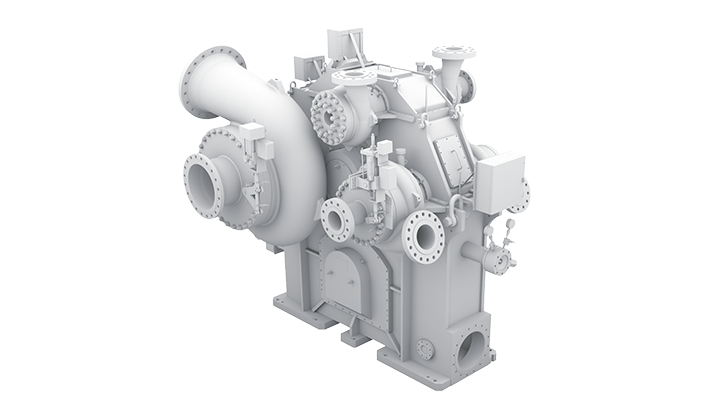 illustration of integrally geared compressor