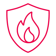 icon showing a flame