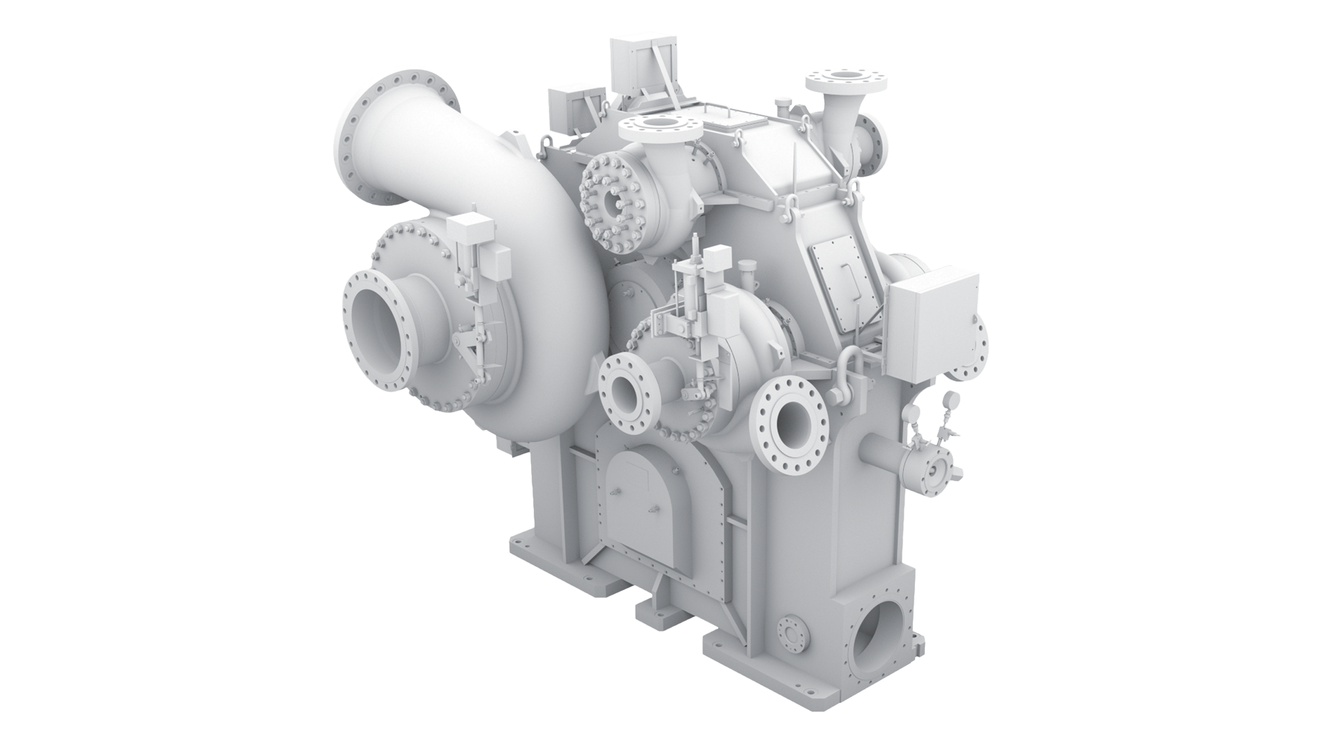 Integrally geared