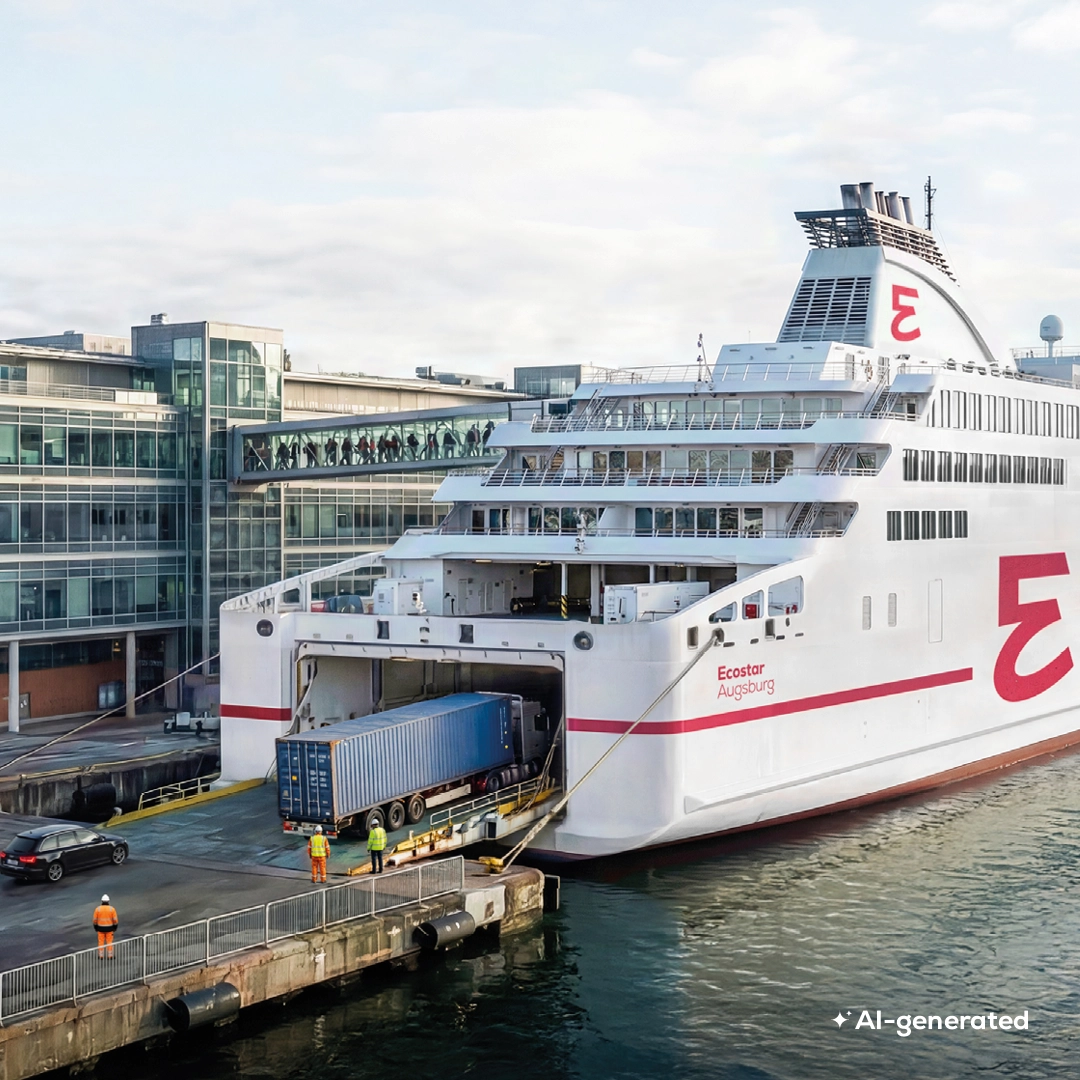 AI generated ferry visual