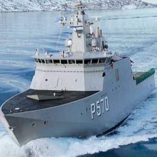 Navy vessel on the water