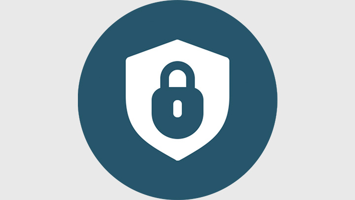 Icon with lock