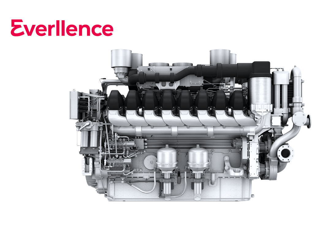 rendering of 175D engine with logo