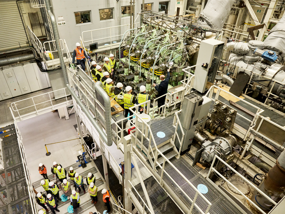 Ammonia engine in research centre Copenhagen